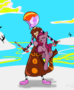 5_fingers after_transformation anthro blue_sky brown_clothing brown_dress brown_dress_shirt candy clothing cloud cutie_mark dessert dress duo eyes_closed female fingers food hair holding_candy holding_candy_cane holding_food holding_object inanimate_transformation lollipop long_hair long_sleeves open_mouth petrification pink_body shadow sky species_transformation tongue tongue_out transformation cyanoray friendship_is_magic hasbro homestuck ms_paint_adventures my_little_pony pinkamena_(mlp) pinkie_pie_(mlp) rose_lalonde candy_humanoid food_creature food_humanoid human humanoid living_candy mammal 2020 absurd_res crossover digital_drawing_(artwork) digital_media_(artwork) english_description hi_res signature story story_in_description