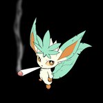 anthro biped brown_body brown_ears brown_fur drugs fur green_body green_ears green_fur green_tail marijuana marijuana_blunt marijuana_leaf paws smoke smoking solo tail yellow_body yellow_ears yellow_fur oreon_smol mario_smoking_weed nintendo pokemon ralsei_smoking_blunt eeveelution generation_4_pokemon leafeon pokemon_(species) meme