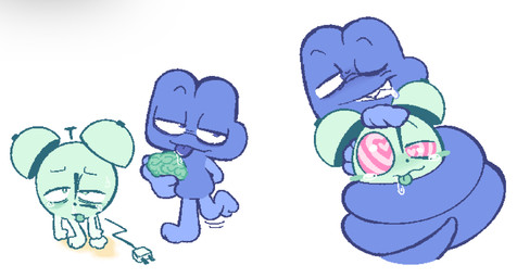 bodily_fluids brain brain_removal coiling genital_fluids hypnosis itft licking mind_control not_furry organs peeing strangling tongue tongue_out toony urine urine_pool wetting clockstops3am conditional_dnp battle_for_dream_island it's_time_for_the object_shows clock_(itft) four_(bfb) algebralian humanoid hi_res