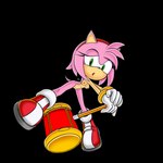 absurd_res alpha_channel amy_rose boots breasts clothing eulipotyphlan female footwear genitals gloves handwear hedgehog hi_res looking_at_viewer mammal mostly_nude nipples on_model pussy rasenxoru sega simple_background solo sonic_the_hedgehog_(series) spread_legs spreading transparent_background