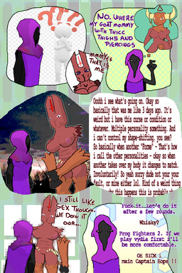 abs big_breasts black_body blue_eyes breasts clothing cultist duo female floating_hands fur genitals hood male monster_girl_(genre) nude nudist obscured_face orange_body orange_fur purple_clothing purple_robe red_body robe vulva vapor_towers myrian_(vapor_towers) demon humanoid 2d_animation 3d_(artwork) 3d_animation animated animated_comic blender_(artwork) blender_eevee_(artwork) comic digital_media_(artwork) mixed_media