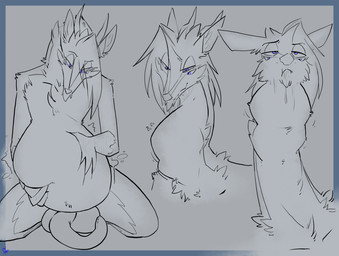 ambiguous_gender anthro bodily_fluids digestion drooling duo genitals male male_pred neck_bulge nude penis prehensile_penis regurgitation saliva vore topazknight jeremy_(topazknight) alien mammal mephiphage mephitid skunk absurd_res digital_media_(artwork) hi_res