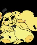 4_fingers anthro bow_tie breasts female fingers machine nipples void_eyes withered bjarru five_nights_at_freddy's scottgames golden_freddy_(fnaf) animatronic bear mammal robot alpha_channel