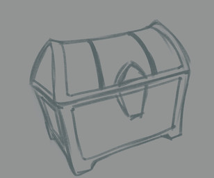 anus backsack balls butt butt_outside genitals male not_furry sharp_teeth simple_background solo spread_anus spreading teeth tentacles rajii mimic mimic_chest 2025 animated greyscale monochrome