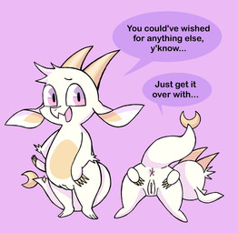anthro anus butt female horn solo spread_butt spreading text white_body loogietime chikn_nuggit mythology fwench_fwy_(chikn_nuggit) dragon mythological_creature mythological_scalie scalie absurd_res english_text hi_res nonbinary_(lore)