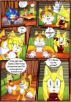 absurd_res anthro canid canine comic dialogue digital_media_(artwork) english_text female fox group hi_res male mammal miles_prower raianonzika sega sonic_boom sonic_the_hedgehog sonic_the_hedgehog_(series) speech_bubble superbunnygt text zooey_the_fox