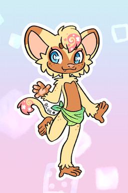 5_fingers 5_toes abstract_background animal_feet anthro arm_tuft belly big_ears black_text blue_background blue_eyes brown_belly brown_body brown_chest brown_ear_tips brown_ears brown_face brown_feet brown_freckles brown_fur brown_hands brown_markings brown_nose brown_skin brown_snout brown_torso cartoon_freckles cat_smile cheek_tuft clean_diaper cloth_diaper clothed clothing cute_fangs diaper diaper_only dipstick_ears dipstick_tail ear_markings eyelashes eyeliner facial_tuft fangs feet fingers floral_markings freckled_arms freckled_face freckled_legs freckled_tail freckled_thighs freckles fur fur_tuft furless_belly furless_muzzle furless_snout furless_torso glistening glistening_eyes gradient_background gradient_nose green_diaper hair hairless_face hairless_feet hairless_hands hand_feet head_tuft highlights_(coloring) humanoid_feet leaf_pattern leaf_pattern_diaper leg_tuft long_eyelashes makeup male markings monkey_ears monkey_feet monkey_tail multicolored_body multicolored_ears multicolored_face multicolored_fur multicolored_hair multicolored_hands multicolored_tail multicolored_torso multicolored_tuft outline pattern_clothing pattern_diaper pink_background pink_body pink_eyeliner pink_fur pink_hair pink_hair_tips pink_inner_ear pink_markings pink_nose pink_palms pink_pattern pink_patterns pink_tail_tip pink_tail_tuft pink_tuft plantigrade prehensile_feet sandy_fur shoulder_tuft simple_background solo swirl swirl_(marking) swirl_pattern swirls tail tail_markings tail_tuft tan_arms tan_body tan_ears tan_face tan_fur tan_hair tan_legs tan_neck tan_tail tan_torso tan_tuft teeth text tied_cloth_diaper tied_diaper tied_knot toes topless tuft two_tone_body two_tone_torso wearing_diaper white_markings white_outline young young_anthro young_male starryblur zippy_gonzo cebid haplorhine mammal monkey new_world_monkey primate squirrel_monkey artist_name colored digital_drawing_(artwork) digital_media_(artwork)
