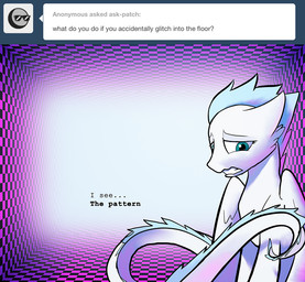 ambiguous_gender ask_blog blue_eyes blue_hair checkered error feathered_wings feathers feral fur green_eyes hair smile solo spines tail text wings darkflame75 mythology tumblr patch_(ask-patch) dragon furred_dragon furred_scalie mythological_creature mythological_scalie scalie 2014 3d_(artwork) digital_media_(artwork) english_text source_filmmaker_(artwork)