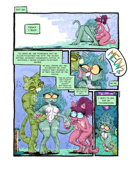 4_fingers 8_breasts 8_nipples after_transformation alien_planet anthro anthro_transformation blood blue_blood blue_body blue_fur blue_hair bodily_fluids breast_grab breast_growth breasts colored_blood comic_panel eye_scar facial_scar fangs female feminization fingers flirting forced forced_transformation fur fur_growth gender_transformation genital_fluids genitals genitals_shrinking group growth hair hand_on_breast language_barrier male mating_ritual menstruation mtf_transformation multi_breast multi_nipple narration night nipples nude_anthro paws penis penis_shrinking pink_body pink_fur purple_sky raised_tail red_eyes scar sky social_nudity tail tail_hold teeth text transformation transformation_by_substance tribal trio unusual_blood unusual_bodily_fluids vulva white_body white_fur yellow_sclera bubbalossom felid feline mammal comic english_text hi_res