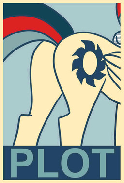 butt cutie_mark female feral princess royalty solo sun tail john_joseco barack_obama_"hope"_poster friendship_is_magic hasbro my_little_pony princess_celestia_(mlp) equid equine horse mammal pony slideshow