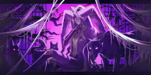 black_boots black_clothing black_footwear black_gloves black_handwear boots clothing crossed_legs fool's_hat footwear gloves hair handwear hat headgear headwear jester jester_outfit long_hair long_sidelocks male puffy_sleeves purple_clothing purple_eyes purple_hair purple_hat purple_headwear shoes sitting solo liaoyenai_19 the_freak_circus jester_(the_freak_circus) bat canid canine fox humanoid mammal monster reptile scalie snake species_request 2:1 absurd_res chinese_description hi_res purple_theme