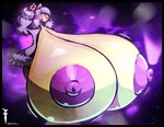 anthro big_breasts breast_expansion breasts clothing expansion female huge_breasts hyper hyper_breasts legwear nipple_dip nipples solo stockings yellow_body dnp101 nintendo pokemon generation_1_pokemon hypno_(pokemon) pokemon_(species) hi_res