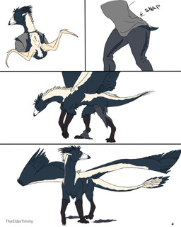 anthro anthro_to_feral back_wings biped blue_body clothed clothing eyes_closed feathered_wings feathers feral front_view growth human_to_feral male markings nude onomatopoeia quadruped rear_view red_eyes side_view simple_background solo sound_effects species_transformation standing tail tail_growth text torn_clothing transformation transformation_sequence white_background white_markings wing_growth wings theeldertrinity mythology william_magpie avian dragon mythological_creature mythological_scalie scalie 2016 4:5 artist_name colored comic english_text hi_res