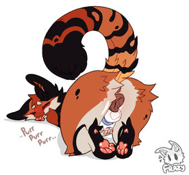 andromorph animal_genitalia animal_vulva anthro anus blush canine_genitalia canine_vulva clitoral clitoral_masturbation eyes_closed fluffy genitals hitachi_magic_wand intersex long_tail masturbation mismatched_genitalia mismatched_vulva purring sex_toy solo tail vibrator vulva wand_vibrator frazy hitachi foxxie_(frazy) domestic_cat felid feline felis maine_coon mammal