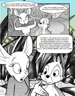 4_fingers anthro breasts buckteeth cheek_tuft chest_tuft clothing dialogue duo eyelashes facial_tuft female fingers grass male male/female plant sweater teeth text topwear tuft turtleneck chris_fischer chip_'n_dale_rescue_rangers disney chip_(disney) gadget_hackwrench chipmunk ground_squirrel mammal mouse murid murine rodent sciurid english_text hi_res