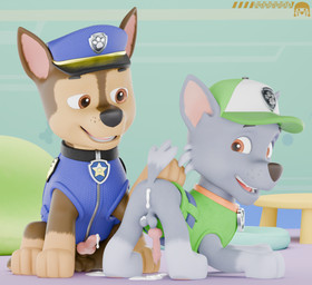 after_sex animal_genitalia animal_penis anus bodily_fluids canine_genitalia canine_penis clothed clothing cum cum_in_ass cum_inside cum_on_penis duo feral genital_fluids genitals inside leaking_cum looking_at_another looking_back male male/male partially_clothed penis police police_hat police_uniform smile smiling_at_another smiling_at_partner uniform young young_feral unknowndata paw_patrol chase_(paw_patrol) rocky_(paw_patrol) canid canine canis domestic_dog german_shepherd herding_dog mammal mixed_breed pastoral_dog 3d_(artwork) absurd_res blender_(artwork) blender_cycles_(artwork) digital_media_(artwork) hi_res