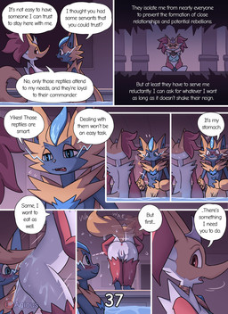 anthro balls bathing bathroom bodily_fluids breasts butt dialogue fangs feet female fur genitals headgear looking_at_another looking_at_butt looking_back looking_down male medium_breasts nipples nude penis pink_nipples shaded_background tail tail_motion tailwag teeth text vulva wall_(structure) water white_body white_fur agious nintendo pokemon veyneria_(agious) canid canine delphox felid feline generation_6_pokemon generation_7_pokemon legendary_pokemon mammal pokemon_(species) zeraora 2026 comic digital_drawing_(artwork) digital_media_(artwork) english_text hi_res shaded
