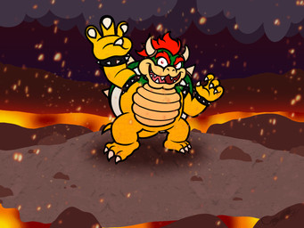 2_horns 3_toes 4_fingers anthro armband arms_bent black_armband black_bracelet black_collar bracelet claws collar curved_horn embers eyebrows feet fingers green_body green_scales green_shell hair horn jewelry king lava male male_anthro multicolored_body multicolored_scales open_mouth open_smile outside raised_hand red_eyebrows red_eyes red_hair rock royalty scales shell short_hair smile smiling_at_viewer smoke solo spiked_armband spiked_bracelet spiked_collar spiked_shell spikes spikes_(anatomy) standing tail tan_body tan_horn tan_scales tan_spikes thick_eyebrows toes volcano white_claws yellow_body yellow_scales yellow_tail captainquack64 mario_bros nintendo bowser dragon_koopa koopa scalie 2025 absurd_res colored digital_drawing_(artwork) digital_media_(artwork) english_description full-length_portrait hi_res portrait shaded simple_shading