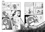 angel_island clothed clothing footwear forest gloves handwear male manga_style partially_clothed plant shoes speech_bubble text thought_bubble tree codyf0xx sega sonic_the_hedgehog_(series) knuckles_the_echidna rouge_the_bat bat echidna mammal monotreme absurd_res comic english_text greyscale hi_res monochrome