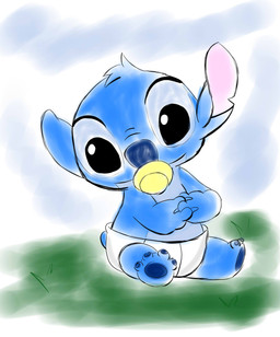 anthro black_eyes blue_body blue_fur blue_pawpads clean_diaper clothed clothing diaper diaper_only eyebrows fingers fur grass male neonate notched_ear object_in_mouth pacifier pacifier_in_mouth pawpads plant semi-anthro sitting solo topless wearing_diaper young young_anthro young_male kary22 disney lilo_and_stitch stitch_(lilo_and_stitch) alien experiment_(lilo_and_stitch) 2017 hi_res male_(lore)