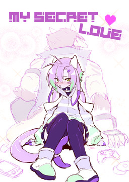 ambiguous_gender anthro back_to_back blush cd clothing collar console_on_ground controller game_controller looking_at_viewer male shart sitting text sollyz moner thurry_(sollyz) 2019 english_text hi_res signature