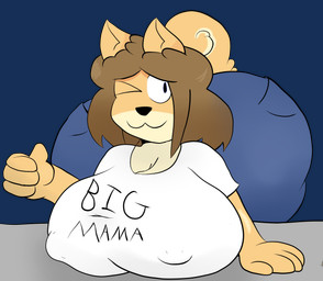 anthro arm_support big_breasts big_butt blue_bottomwear blue_clothing blue_pants bottomwear breasts brown_hair butt cleavage closed_smile clothed clothing countershade_torso countershading female fur gesture hair hand_gesture huge_breasts huge_butt mouth_closed nipple_outline one_eye_closed pants shirt simple_background smile solo t-shirt tail tan_body tan_fur text text_on_clothing text_on_shirt text_on_t-shirt text_on_topwear thumbs_up topwear transparent_background white_clothing white_shirt white_t-shirt white_topwear wink terebision june_(jinu) canid canine canis domestic_dog mammal shiba_inu spitz 2018 absurd_res alpha_channel digital_drawing_(artwork) digital_media_(artwork) english_description english_text hi_res