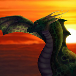 ambiguous_gender day feral green_eyes horn membrane_(anatomy) membranous_wings outside solo sun wings ferrety-lixciaa mythology dragon mythological_creature mythological_scalie scalie 1:1 2018 digital_media_(artwork) hi_res
