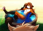 anthro arms_bent bathing bathtub bent_legs black_body black_fur blue_eyes blush breasts brown_hair candle chest_tuft crossed_legs digitigrade dominant duo faceless_character faceless_male featureless_breasts female fur gloves_(marking) hair hand_in_water leg_markings leg_over_thigh legs_out_of_water lounging male markings nude one_leg_up over_edge partially_submerged pawpads planted_leg pose raised_leg red_body red_fur seductive small_breasts smile smirk socks_(marking) solo_focus tail_out_of_water tail_over_edge tan_body tan_fur text tuft up_and_over white_body white_fur conditional_dnp tom_fischbach twokinds keith_keiser laura_(twokinds) basitin canid canine fox keidran mammal red_fox true_fox 2019 adobe_photoshop_(artwork) colored digital_media_(artwork) english_text hi_res url