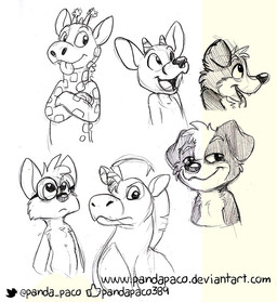 anthro blep cheek_tuft closed_smile facial_tuft floppy_ears front_view male male_anthro mouth_closed open_mouth open_smile simple_background smile solo text tongue tongue_out tuft young young_anthro young_male pandapaco roni_(imroni) border_collie canid canine canis collie domestic_dog giraffe giraffid herding_dog mammal pastoral_dog sheepdog species_request monochrome sketch sketch_page url