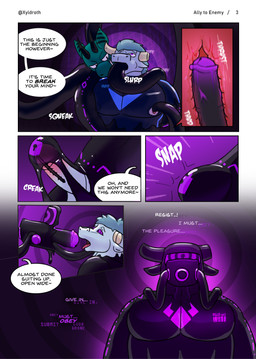 anal anal_penetration animal_genitalia animal_penis anthro anthro_on_anthro assimilation barcode betrayal bulge cock_gag corruption dialogue drone dronification duo equine_genitalia equine_penis gag genitals hero horn lock_bulge lock_symbol male male/male muscular muscular_male musk null_bulge open_mouth penetration penile penile_penetration penis ringed_eyes slave speech_bubble text transformation villainous xyldroth_(artist) european_mythology greek_mythology mythology bovid bovine cattle dragon mammal minotaur mythological_creature mythological_scalie scalie comic english_text hi_res