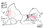 all_fours anal anal_penetration anthro beak blush body_blush butt butt_blush buttplug buttplug_in_ass buttplug_insertion collar feathers male nude object_in_ass penetration plug_(sex_toy) plug_insertion sex_toy sex_toy_in_ass sex_toy_insertion solo tail tail_feathers topi_(artist) anatid anseriform avian bird duck 3:2 digital_media_(artwork)