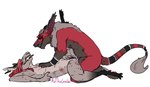 3_toes anal anal_penetration andromorph andromorph/male andromorph_penetrated anthro anthro_on_anthro anthro_penetrated anthro_penetrating anthro_penetrating_anthro asmodeus_(character) bite_mark bodily_fluids canid canid_demon canine cum cum_in_ass cum_inside demon duo ear_piercing erection eye_contact facial_piercing feet fingering fingering_self fur genital_fluids genitals hair hand_on_chest hellhound horn intersex intersex/male intersex_penetrated looking_at_another lying male male_penetrating male_penetrating_andromorph male_penetrating_intersex mammal masturbation meldritchhorror multicolored_body multicolored_fur mythological_canine mythological_creature mythology nipples nose_piercing notched_ear nude on_back penetration penile penile_penetration penis piercing pussy red_body red_fur red_hair scratches sex signature simple_background tail tail_tuft teeth toes tongue tongue_out tuft unknown_species vaginal vaginal_fingering white_background