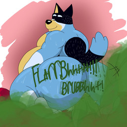 4_fingers ambiguous_gender anthro anthro_on_anthro bedding belly big_belly big_butt black_nose blue_body blue_fur bodily_fluids butt duo facesitting fart fart_cloud fart_fetish farting_on_face fingers fur green_fart_cloud half-closed_eyes huge_butt looking_back male male/ambiguous male_farting mouth_closed narrowed_eyes one_eye_closed overweight overweight_anthro overweight_male sitting_on_another sweat sweaty_butt tail white_body white_fur nabb-kun bluey_(series) bandit_heeler australian_cattle_dog canid canine canis cattledog domestic_dog herding_dog mammal pastoral_dog species_request 1:1 2024 hi_res male_(lore)