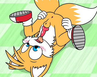 anthro anus autofellatio balls blush clothing fellatio footwear fur genitals gloves handwear male masturbation oral oral_masturbation penile penile_masturbation penis sex shoes solo young pokefound sega sonic_the_hedgehog_(series) miles_prowler tails_(disambiguation) hi_res