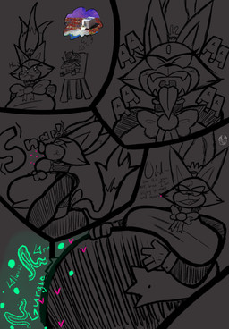 anthro belly belly_overhang digestion duo female female/female holding_belly open_mouth rumbling_stomach sitting standing vore willing_prey infernotv_(artist) sega sonic_the_hedgehog_(series) blaze_the_cat deer domestic_cat felid feline felis mammal hi_res