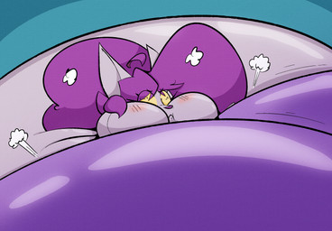 air_inflation air_puff anthro belly belly_expansion big_breasts breasts cheek_bulge expansion female huge_breasts hyper hyper_breasts hyper_inflation immobile inflation puffed_cheeks solo saltylemons lily_(saltylemons) domestic_cat felid feline felis mammal hi_res