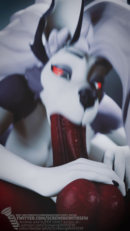 anthro balls big_penis breasts erection fellatio female genitals male male/female nude oral penile penis sex screwingwithsfm leodamodeler_(modeler) valorlynz_(modeler) hellaverse helluva_boss mythology loona_(helluva_boss) moxxie_(helluva_boss) canid canid_demon canine demon hellhound humanoid imp mammal mythological_canine mythological_creature 3d_(artwork) 3d_animation 4k 9:16 absurd_res animated digital_media_(artwork) hi_res no_sound short_playtime webm