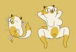 39coit :3 adventure_time anthro anus big_breasts black_nose breasts butt butt_from_the_front cake_the_cat cartoon_network clitoris dakimakura dakimakura_design dipstick_tail felid female fur genitals gloves_(marking) hi_res leg_markings looking_at_viewer mammal markings monochrome on_model open_mouth puckered_lips pussy simple_background socks_(marking) solo tail tail_markings toony white_body white_fur y_anus yellow_and_white yellow_background yellow_body yellow_fur