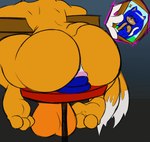 3_toes anal anal_masturbation anal_penetration anthro anus balls big_butt butt dildo dildo_in_ass dildo_insertion dildo_sitting feet furniture genitals male masturbation nude object_in_ass penetration sex_toy sex_toy_in_ass sex_toy_insertion sitting_on_stool soles solo stool toes vmpfelici sega sonic_the_hedgehog_(series) miles_prower sonic_the_hedgehog canid canine eulipotyphlan fox hedgehog mammal 2d_animation animated low_res short_playtime