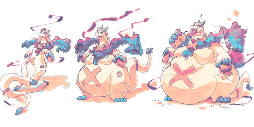 2_horns 4_arms 4_fingers anthro belly big_belly big_moobs biped container cracked_ground cracks cup dessert disposable_cup doughnut eating eyelashes fast_food fingers floppy_ears food fur horn huge_belly huge_thighs male male_anthro mane markings moobs morbidly_obese morbidly_obese_anthro morbidly_obese_male multi_arm multi_limb obese obese_anthro obese_male orange_horn orange_markings overweight overweight_anthro overweight_male pastry pink_sprinkled_doughnut question_mark slightly_chubby slightly_chubby_anthro slightly_chubby_male solo tail tail_tuft thick_thighs tuft weight_gain wide_hipped_anthro wide_hipped_male wide_hips miluinaoxie mythology wcdonald's oxai_(miluinaoxie) dragon furred_dragon furred_scalie mythological_creature mythological_scalie scalie 2022 colored colored_sketch english_description hi_res sequence sketch