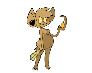 3_toes anthro belly big_belly big_butt big_ears biped breasts butt casual_nudity cheek_bulge eating eating_food eating_fruit fangs feet female food fruit fur glance hair hand_wings holding_food holding_fruit holding_object holding_pear looking_at_viewer membrane_(anatomy) membranous_wings navel nude overweight overweight_anthro overweight_female pear plant pose simple_background small_tail solo standing tail tan_body tan_fur teeth toes weight_gain white_background wide_hipped_anthro wide_hipped_female wide_hips winged_hands wings yellow_sclera agouti-rex witchprickers ilemauzer bat mammal 2017 5:4 colored digital_drawing_(artwork) digital_media_(artwork) flat_colors pinup