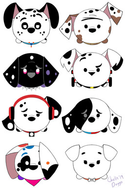 black_body black_fur black_nose black_spots dirty electronics eye_patch_(marking) facial_markings female feral floppy_ears freckled_face freckles fur glasses_(marking) grey_nose group head_markings headphones heterochromatic_ears male markings notched_ear patch_(marking) purple_paws red_headphones spots spotted_body spotted_fur white_spots chelledoggo 101_dalmatian_street 101_dalmatians disney tsum_tsum d.j._(101_dalmatians) da_vinci_(101_dalmatians) dante_(101_dalmatians) dawkins_(101_dalmatians) deepak_(101_dalmatians) delgado_(101_dalmatians) diesel_(101_dalmatians) dorothy_(101_dalmatians) canid canine canis dalmatian domestic_dog mammal hi_res