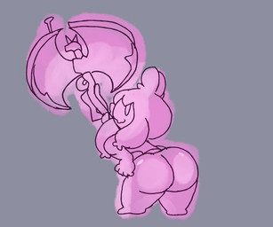 axe big_butt bottom_heavy butt femboy grey_background hair hand_on_hip holding_axe holding_object holding_weapon huge_butt looking_at_viewer looking_back looking_back_at_viewer male nude pink_body pink_hair presenting presenting_hindquarters rear_view shortstack shortstack_male simple_background solo standing thick_thighs three-quarter_view weapon kirbyoblue nintendo pokemon axel_(kaithedumbass02) generation_9_pokemon humanoid pokemon_(species) tinkaton 2023 digital_media_(artwork) full-length_portrait monochrome portrait