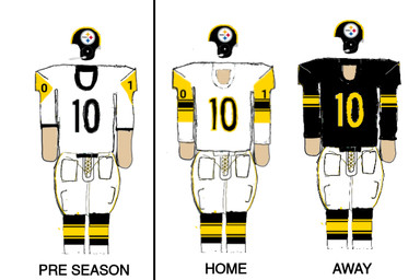 anthro armor clothing football_jersey group headgear helmet male oldies panties trio underwear uniforms pittsburgh_steelers human mammal football_(disambiguation) white 1964 20th_century ancient_art