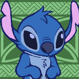 abstract_background blue_body blue_claws blue_eyes blue_fur blue_nose chest_tuft claws fur green_background head_tuft notched_ear simple_background solo tuft yashichi disney lilo_and_stitch stitch_(lilo_and_stitch) alien experiment_(lilo_and_stitch) 1:1 2007 aliasing digital_media_(artwork) half-length_portrait low_res portrait