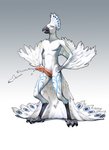 4_toes 5_fingers absurd_res anatomically_correct anatomically_correct_genitalia anatomically_correct_penis animal_genitalia animal_penis anisodactyl anthro avian avian_feet beak bird black_body blue_body blue_feathers bodily_fluids cloaca cum dhamill ejaculation erection feathered_wings feathers feet femboy fingers galliform genital_fluids genitals half-closed_eyes hands_on_hips hi_res holding_penis kujaku_(house_of_immortals) male markings masturbation moan narrowed_eyes nude okko open_mouth orgasm orgasm_face peafowl penis phasianid simple_background solo spots standing tail tail_feathers talons toes white_background white_body white_feathers wings