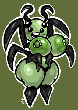 4_eyes areola big_areola big_nipples black_eyes blush blush_stickers eyelashes female glistening glistening_eyes green_areola green_background green_blush green_body green_nipples huge_areola huge_nipples hyper hyper_areola looking_at_viewer multi_eye multi_limb nipple_piercing nipples open_mouth open_smile piercing simple_background smile solo teeth teeth_showing thick_thighs filthyskull the_binding_of_isaac_(series) mutant_spider_(tboi) arachnid arthropod spider 2025 digital_media_(artwork) hi_res