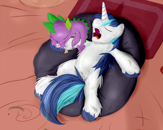 bean_bag blue_hair digital_media_(artwork) dirty dragon duo equine fluffy friendship_is_magic frist44 hair horn lying male mammal my_little_pony on_back on_front open_mouth purple_body shining_armor_(mlp) sleeping snoring spike_(mlp) spines unicorn white_body
Rating: Safe
Score: 5
User: Freel
Date: May 09, 2014 bean_bag blue_hair digital_media_(artwork) dirty dragon duo equine fluffy friendship_is_magic frist44 hair horn lying male mammal my_little_pony on_back on_front open_mouth purple_body shining_armor_(mlp) sleeping snoring spike_(mlp) spines unicorn white_body
Rating: Safe
Score: 5
User: Freel
Date: May 09, 2014