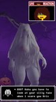 anthro breasts cemetery clothing costume dialogue_box eyewear female food fruit genitals ghost_costume glasses holidays nipples nude plant prank pumpkin pussy smile solo tree deerbone_(artist) deltarune halloween live_reaction_(meme) undertale_(series) kris_(deltarune) toriel toriel_(dogzeela) ghost human humanoid mammal spirit 3d_(artwork) absurd_res digital_media_(artwork) hi_res meme