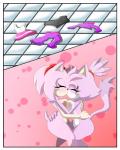 anthro big_eyes blush breast_squish breasts breasts_frottage clothing dialogue duo eyes_closed female female/female fur hair kissing nipples nude pink_body pink_fur pink_hair purple_body purple_fur squish text toony sandunky sega sonic_the_hedgehog_(series) amy_rose blaze_the_cat domestic_cat eulipotyphlan felid feline felis hedgehog mammal 4:5 absurd_res comic english_text hi_res